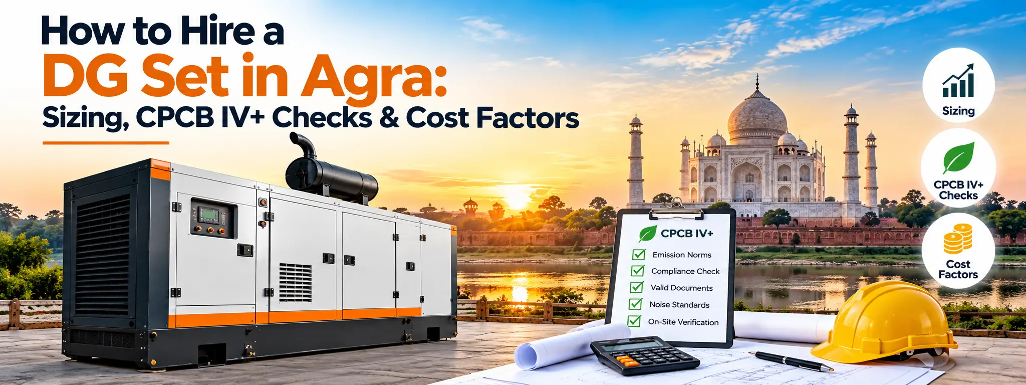 How to Hire a DG Set in Agra