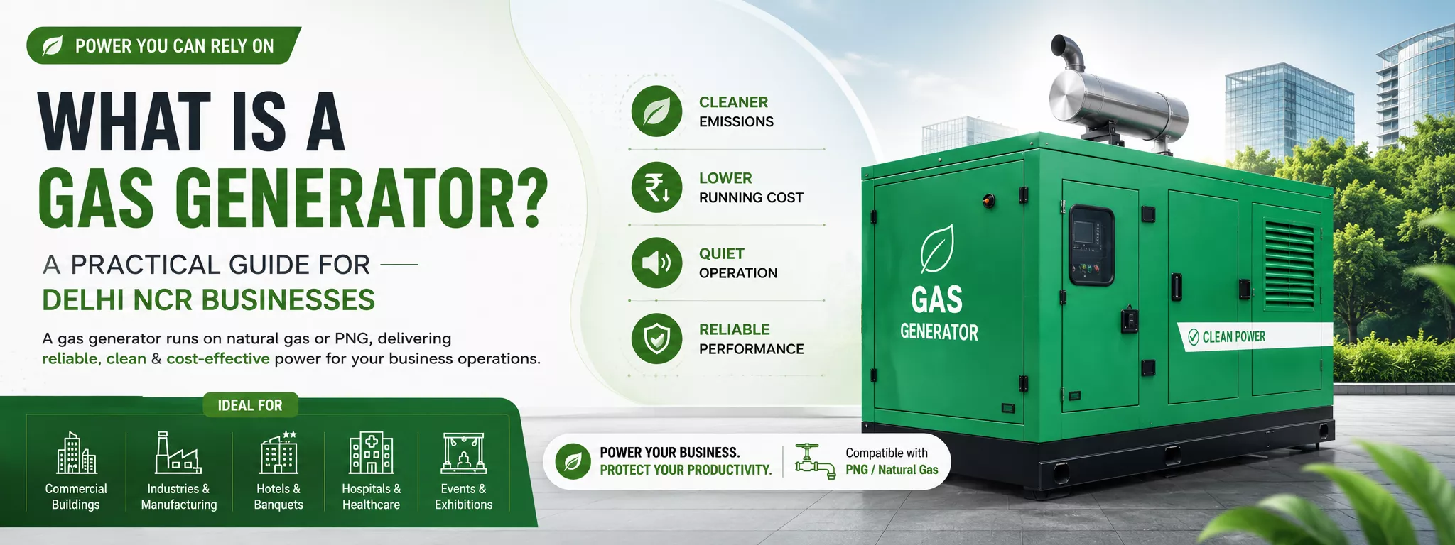 What Is a Gas Generator? A Practical Guide for Delhi NCR Businesses